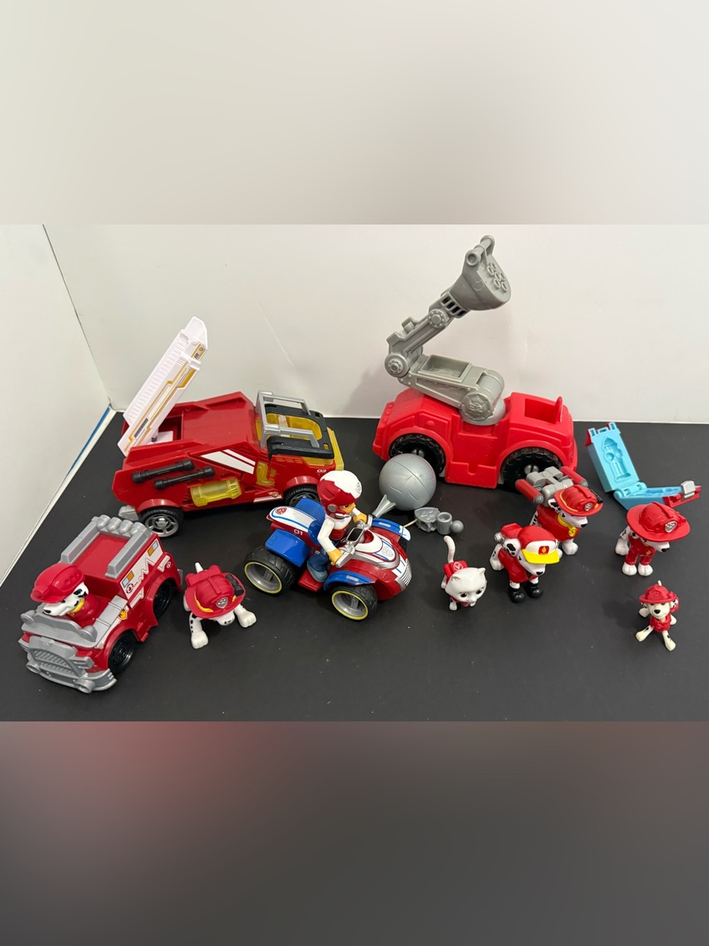 PAW Patrol Marshall & Ryder Toy Bundle w/ Bonus Play-Doh Fire Truck